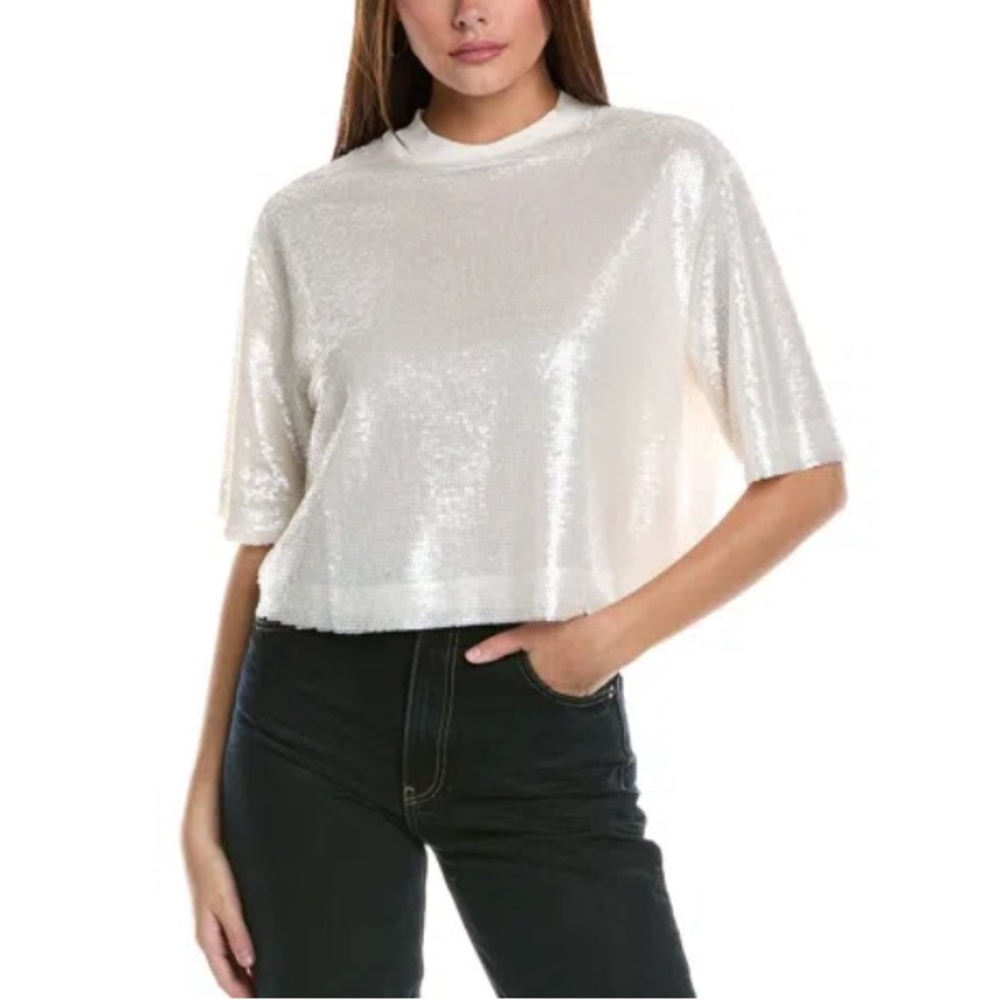 All Saints Artic White Juela T-shirt
